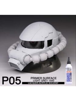 8858878800058 (raditz) P05 Surface Primer Light Gray 1500 120ml. รองพื้นสีเทา ความละเอียด1500