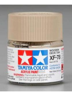81778 acrylic mini (flat) xf-78 wooden deck tan