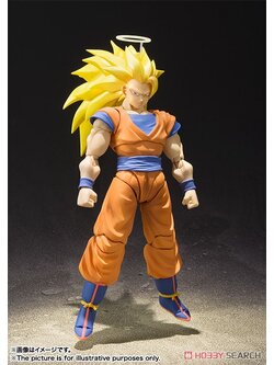 Bandai 4573102668738 S.H.FIGUARTS SUPER SAIYAN 3 GOKU REISSUE