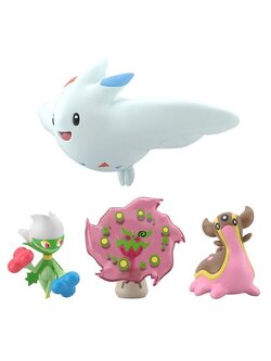 Preorderเข้า12/2025-1/2026 รบกวนสั่งแยกกับสินค้ารายการอื่นครับ 4570117926761 POKÉMON SCALE WORLD SINNOH REGION ROSERADE & GASTRODON (WEST SEA) & SPIRITOMB & TOGEKISS W/O GUM