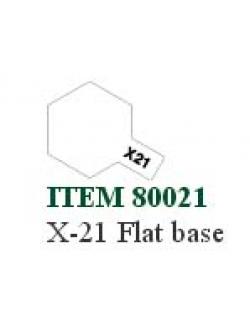 45135200 tamiya 80021 Enamel X21 flat base