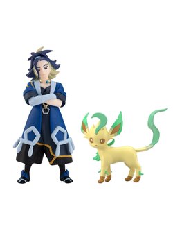 Preorderเข้า 2-3/2026 รบกวนสั่งแยกกับสินค้ารายการอื่นครับ Bandai 4570117924828 POKÉMON SCALE WORLD HISUI REGION ADAMAN & LEAFEON W/O GUM