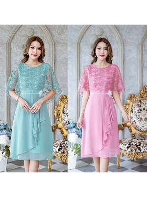 kudapy เดรสสสั้นสีเขียวมิ้น/สีชมพูกลีบบัว ไตล์คลุมไหล่สวยหรูหรามากๆ งานมีดีเทลสวยๆเพิ่มเติมตกแต่งหลายจุดค่ะ เริ่มจากผ้าลุกไม้เงาเนื้อสวยลายสามมิติ