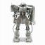 Metallic Nano Puzzle Premium Series Gundam MetananoP Zaku II silver