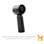 EZhome 8859616004023 Super Power Handheld Fan Midnight Black gadgets