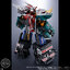 Bandai 4549660738589 SMP [SHOKUGAN MODELING PROJECT] ALTERNATIVE DESTINY CHOUJYU SENTAI LIVEMAN BISON LINER & SAI FIRE W/O RAMUNE