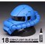 8858878600188 (raditz) 18S Cobolt Light Blue Ghost 60ml. ฟ้าโคบอลท์