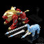 Bandai 4549660737711 smp hyakuju gattai gaolion & gaoelephant