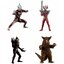 Bandai Gashapon 4549660454250 hg ultraman 02 (set of 4)