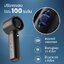 EZhome 8859616004023 Super Power Handheld Fan Midnight Black gadgets