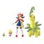 bandai candty toy 4570117913549 POKEMON SCALE WORLD Johto REGION Lyra & Bayleef & Natu & Smoochum Figures Set Reissue