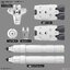 Bandai 4573102640079 30MM 1/144 option parts set 10 (Large propellant tank unit)