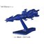 Bandai 4573102672162 SPACE BATTLESHIP YAMATO 2199 MECHA-COLLECTION DEUSULA II CORE SHIP