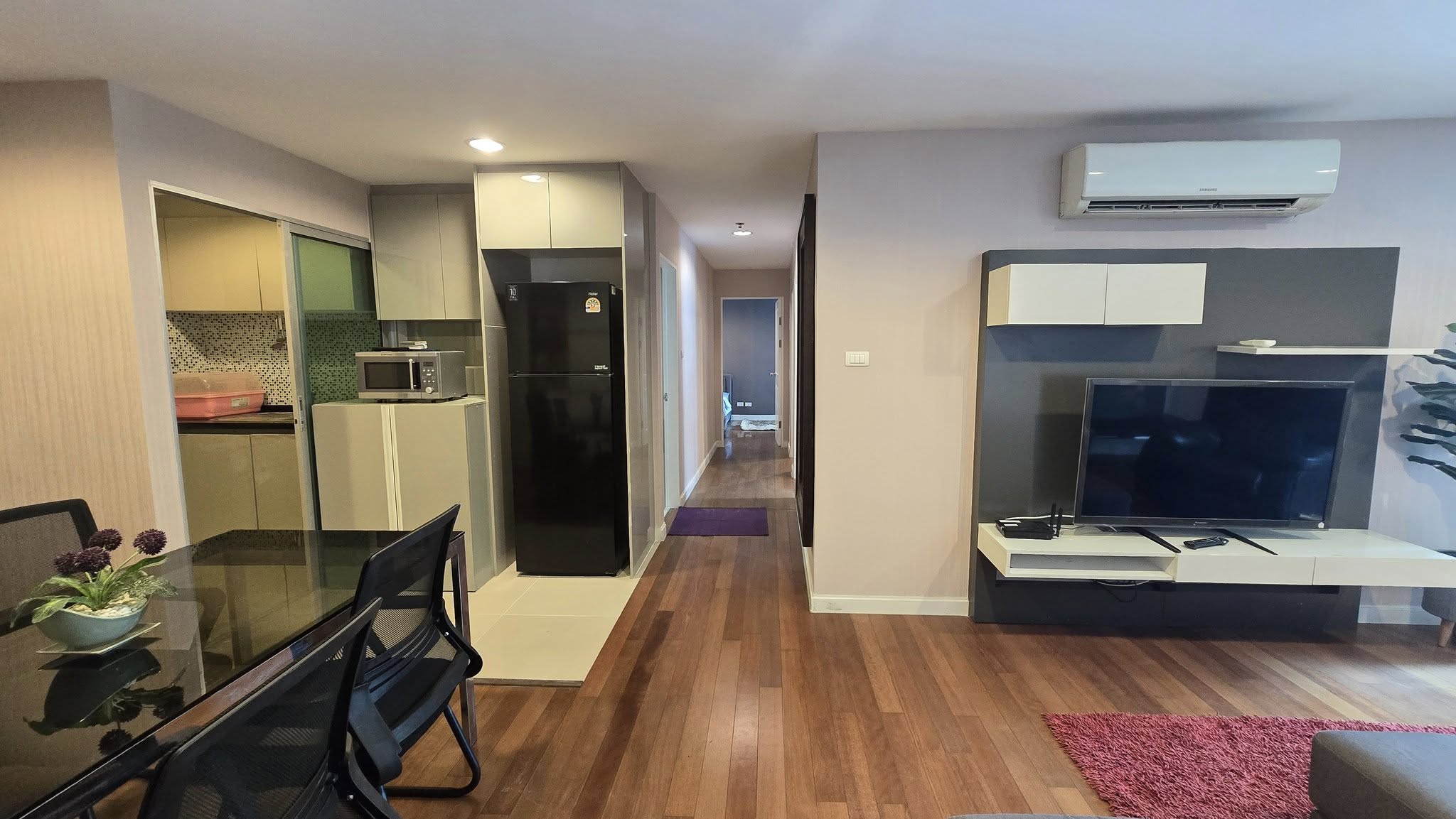 ให้เช่าคอนโด Belle Grand Rama 9 (เบลล์ แกรนด์ พระราม 9) High Rise โซนพื้นที่ MRT พระราม9 ห้องแบบ 3ห้องนอน 2ห้องน้ำ ขนาดห้อง 100 ตรม. ชั้น 19 ตึก B1