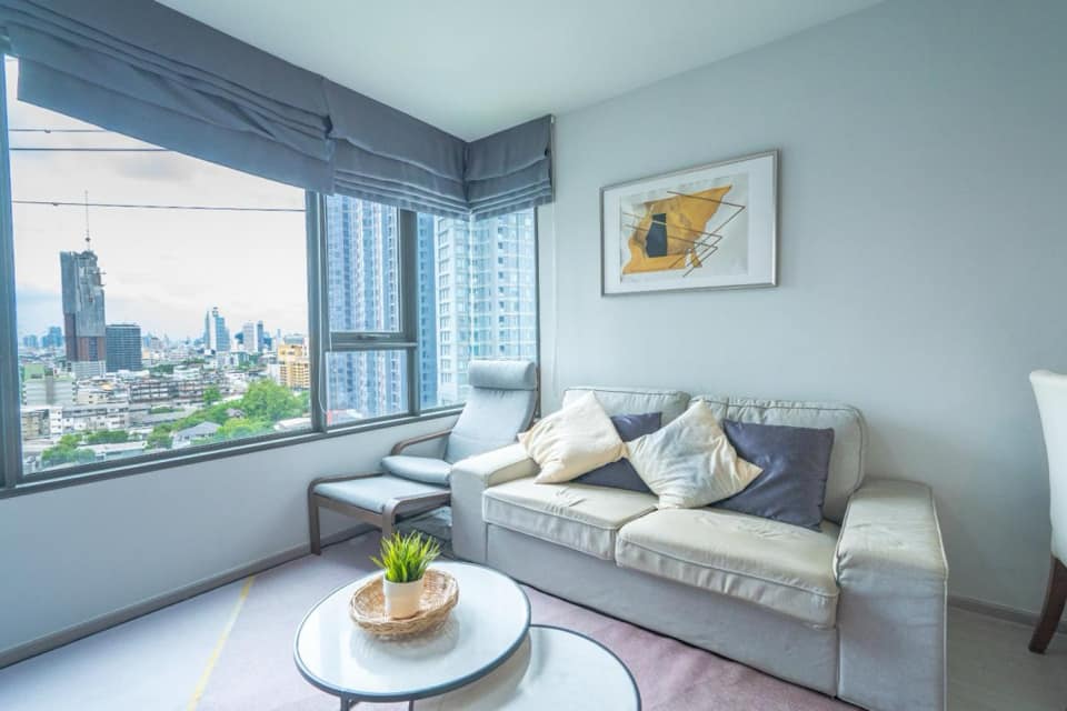 ปล่อยเช่าคอนโด Life Ladprao (ไลฟ์ ลาดพร้าว) - 2ห้องนอน 1ห้องน้ำ 1ห้องนั่งเล่น - ใกล้ BTS ห้าแยกลาดพร้าว - ขนาดห้อง 61 ตรม. ชั้น 14 ตึก A