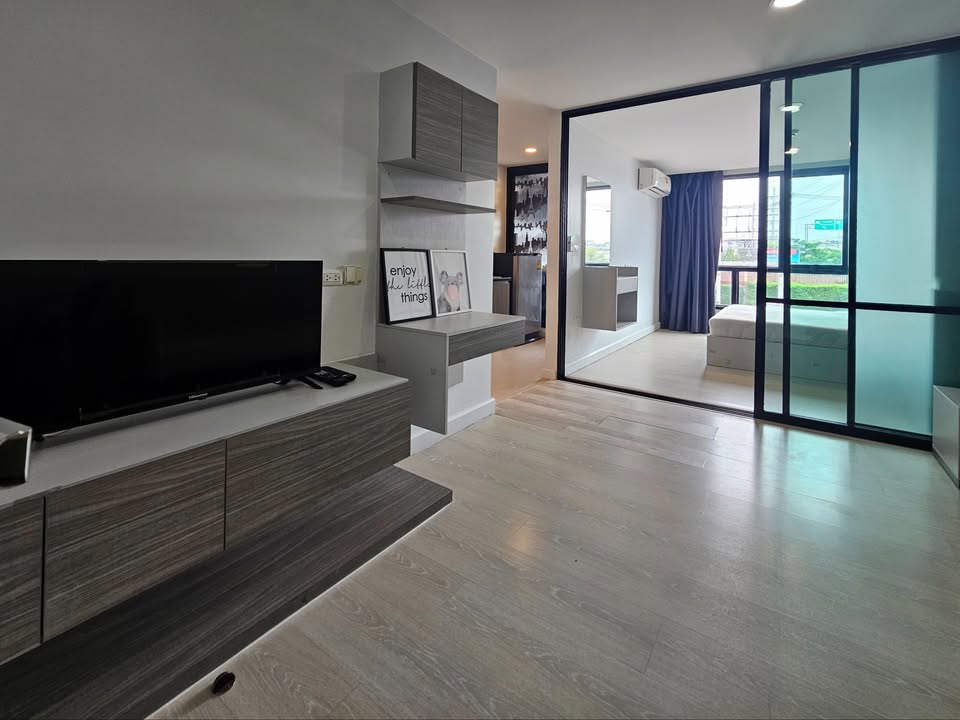 Low Rise โซนพื้นที่ กล้ รพ.สินแพทย์ / โรงเรียเศรษฐบุตรบำเพ็ญ / รพ.นวมินทร์ 9 ขายห้องแบบ 1ห้องนอน 1ห้องน้ำ คอนโด The Cube Plus Minburi (เดอะ คิวบ์ พลัส มีนบุรี) ขนาดห้อง 28 ตรม. ชั้น 2 ตึก A