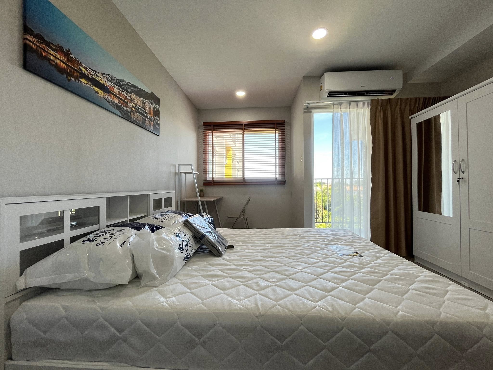 ให้เช่าคอนโด City Home Sanambinnam-Rattanathibet (ซิตี้โฮม สนามบินน้ำ-รัตนาธิเบศร์) Low Rise โซนพื้นที่ สนามบินน้ำ MRT แยกนนทบุรี 1 ห้องแบบ Studio 1ห้องน้ำ ขนาดห้อง 25 ตรม. ชั้น 4 ตึก A