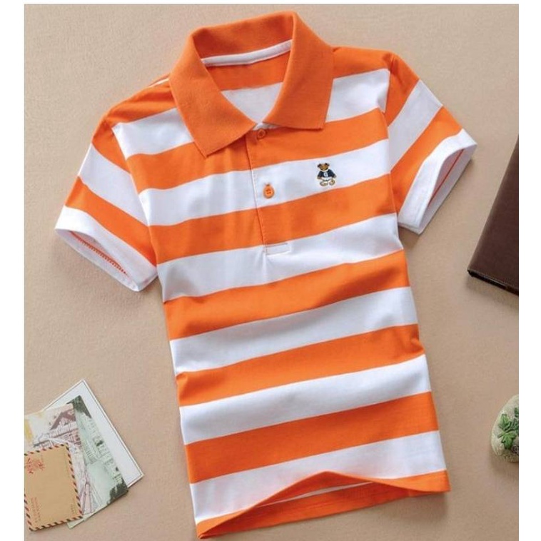 เสื้อคอปกเด็กโต ผ้านุ่ม งานดี ส่งจากไทย ลายใหม่