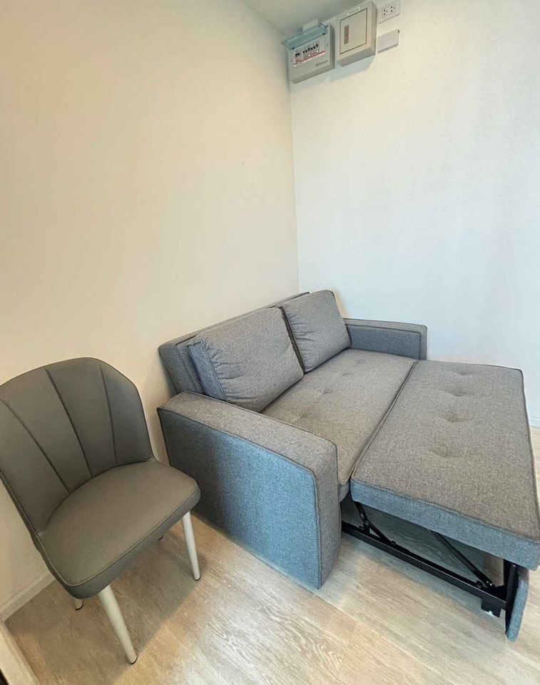 สนใจชมห้องติดต่อได้เลย Line ID: Smile-easy ปล่อยเช่าคอนโด The Clev Riverline Chaophraya-Wongsawang (เดอะเคลฟ ริเวอร์ไลน์ เจ้าพระยา-วงศ์สว่าง) - 1ห้องนอน 1ห้องน้ำ 1ห้องนั่งเล่น - ใกล้ วัดเขมา / พระเจ้าเกล้าพระนครเหนือ - ขนาดห้อง 25 ตรม. ชั้น 25