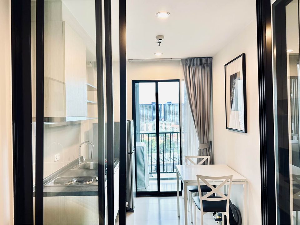 ปล่อยเช่าคอนโด The Base Park West Sukhumvit 77 (เดอะ เบส พาร์ค เวสต์ สุขุมวิท 77) - 1ห้องนอน 1ห้องน้ำ 1ห้องนั่งเล่น 1ห้องครัว - ใกล้ BTS อ่อนนุช - ขนาดห้อง 30 ตรม. ชั้น 15