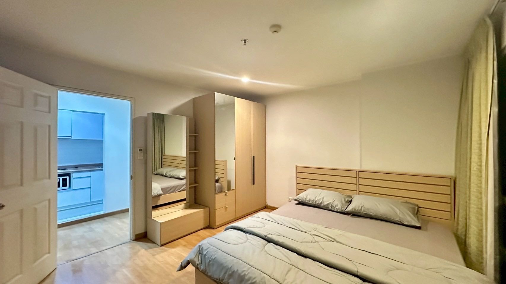 ให้เช่าห้องแบบ 1ห้องนอน 1ห้องน้ำ 1ครัวแยก โซนพื้นที่ MRT ห้วยขวาง คอนโด ยู ดีไลท์ แอท ห้วยขวาง สเตชั่น (U Delight @ Huaykwang Station) High Low Rise ขนาดห้อง 44 ตรม. ชั้น 8