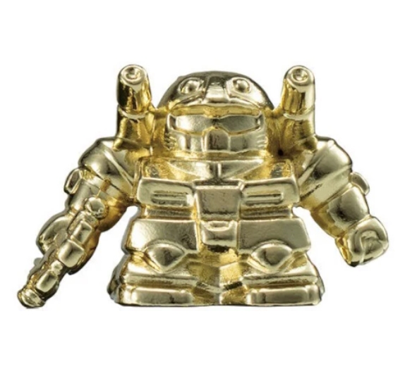 Gashapon Bandai 4582769927586 *ได้ครบ 6 แบบ สีทอง * Mobile Suit Gundam Diecast Gashapon Warriors Series