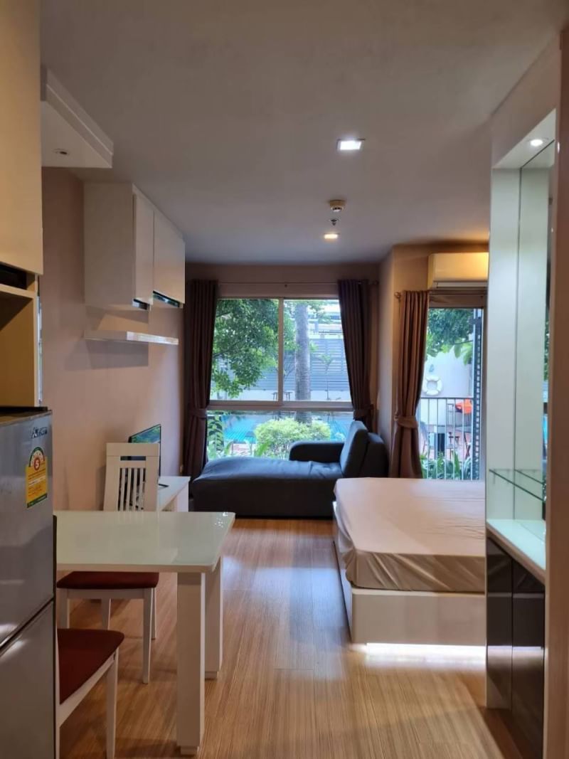 ปล่อยเช่าคอนโด Casa Condo Ratchada-Ratchaphruek (คาซ่า คอนโด รัชดา-ราชพฤกษ์) - Studio 1ห้องน้ำ - ใกล้ BTS ตลาดพลู / The mall ท่าพระ - ขนาดห้อง 27 ตรม. ชั้น 5 วิวสระและสวน