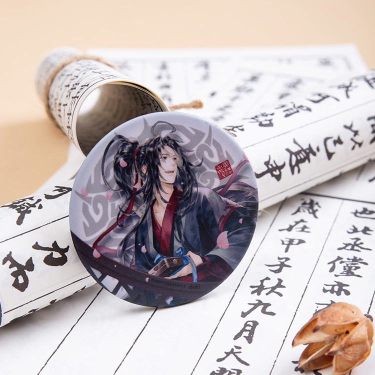 [ปรมาจารย์ลัทธิมาร] **พร้อมส่ง** เข็มกลัดลายเส้นโต วันเกิดเว่ยอู๋เซี่ยน 2019 (ม๋อเต้าฯ)