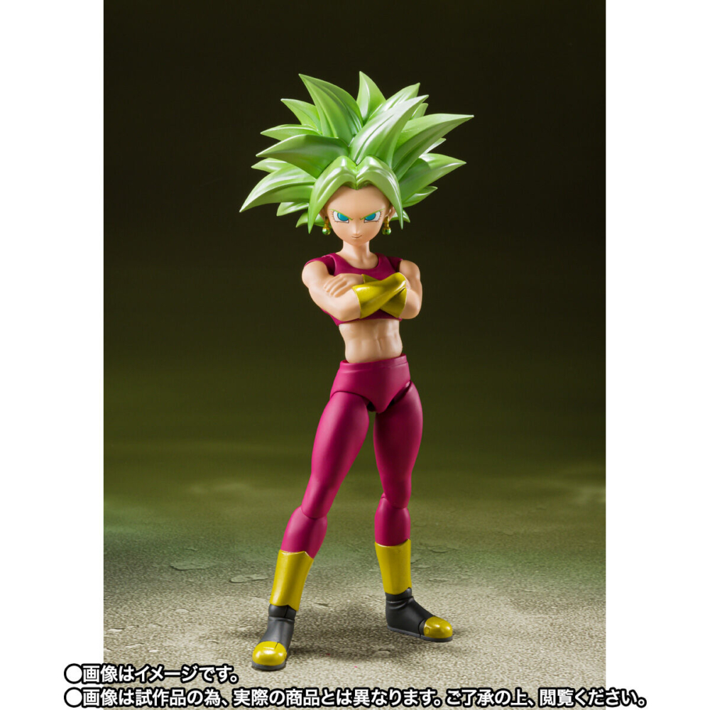 (เหลือ1ชิ้น ทักแชทก่อนโอน) 4573102620606 (p-bandai) s.h.figuarts super saiyan kefla-dragon ball