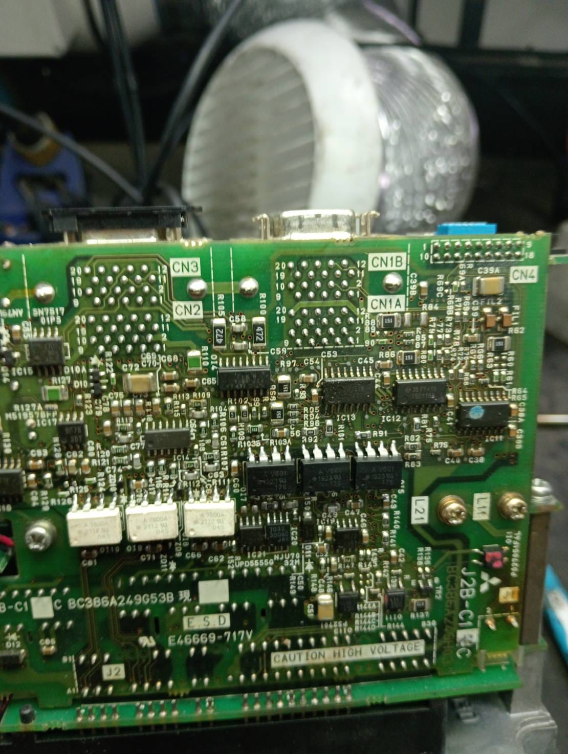 ซ่อม MITSUBISHI MDS-B-SVJ2-20 SERVO DRIVE 2Kw.