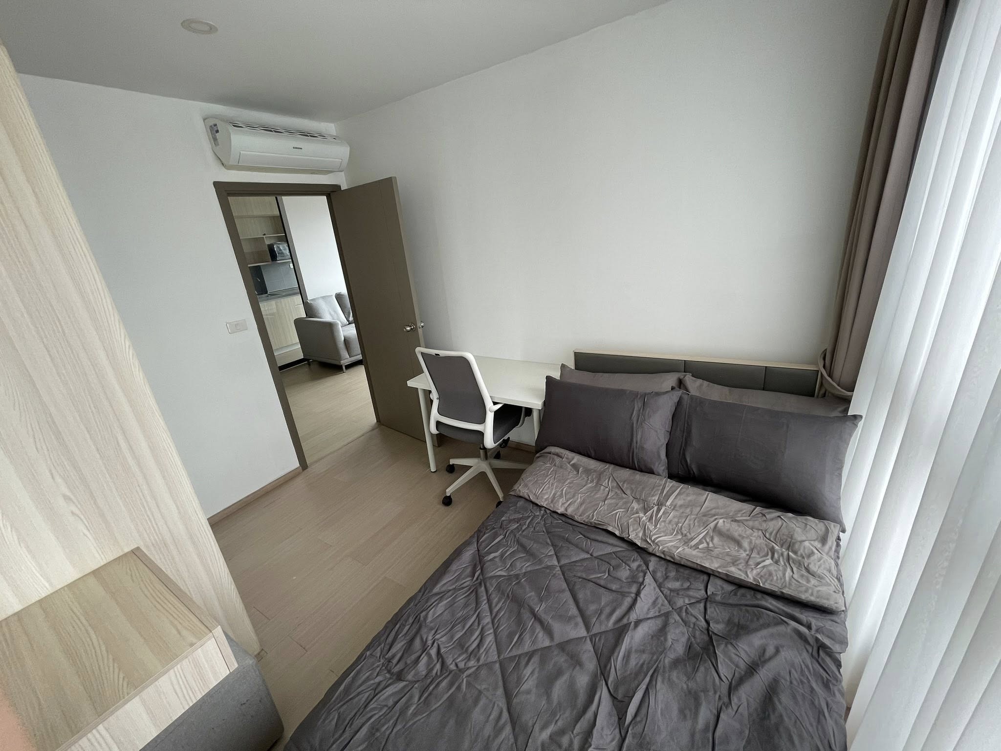 ให้เช่าคอนโด IDEO O2 (ไอดีโอ โอทู) โซน รถไฟฟ้า BTS บางนา 2ห้องนอน / 1ห้องน้ำ ขนาดห้อง 47 ตรม. ชั้น 27