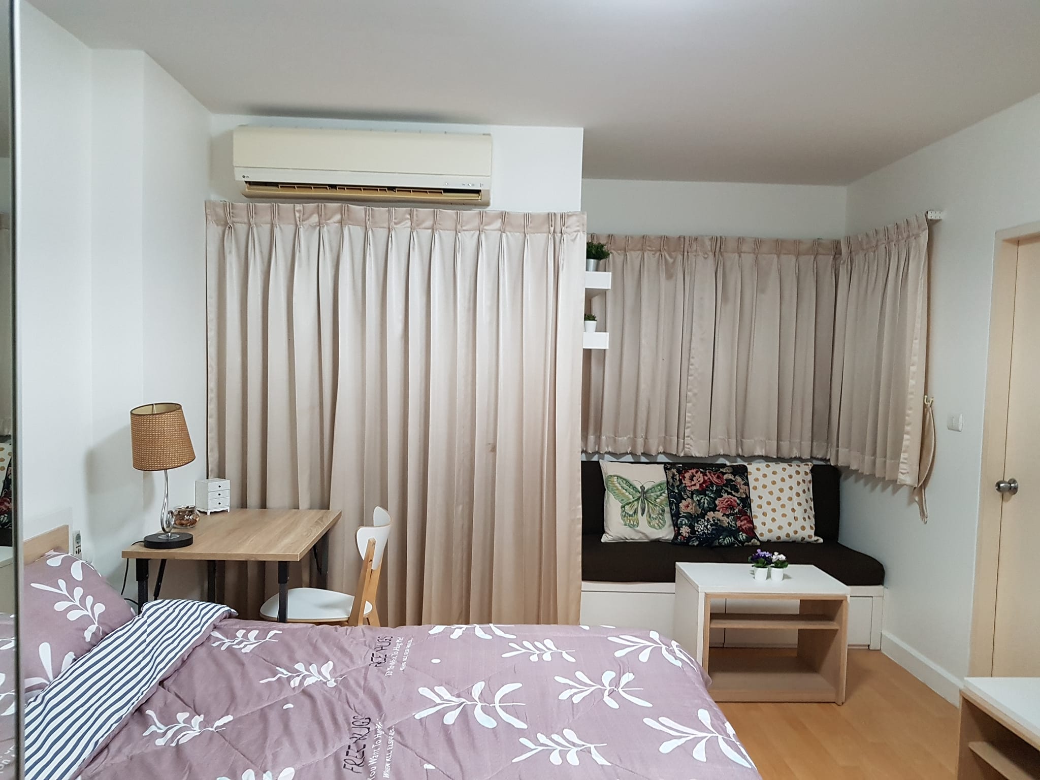 ให้เช่า My Condo Sukhumvit 81 ชั้น6 ตกแต่งครบพร้อมเข้าอยู่