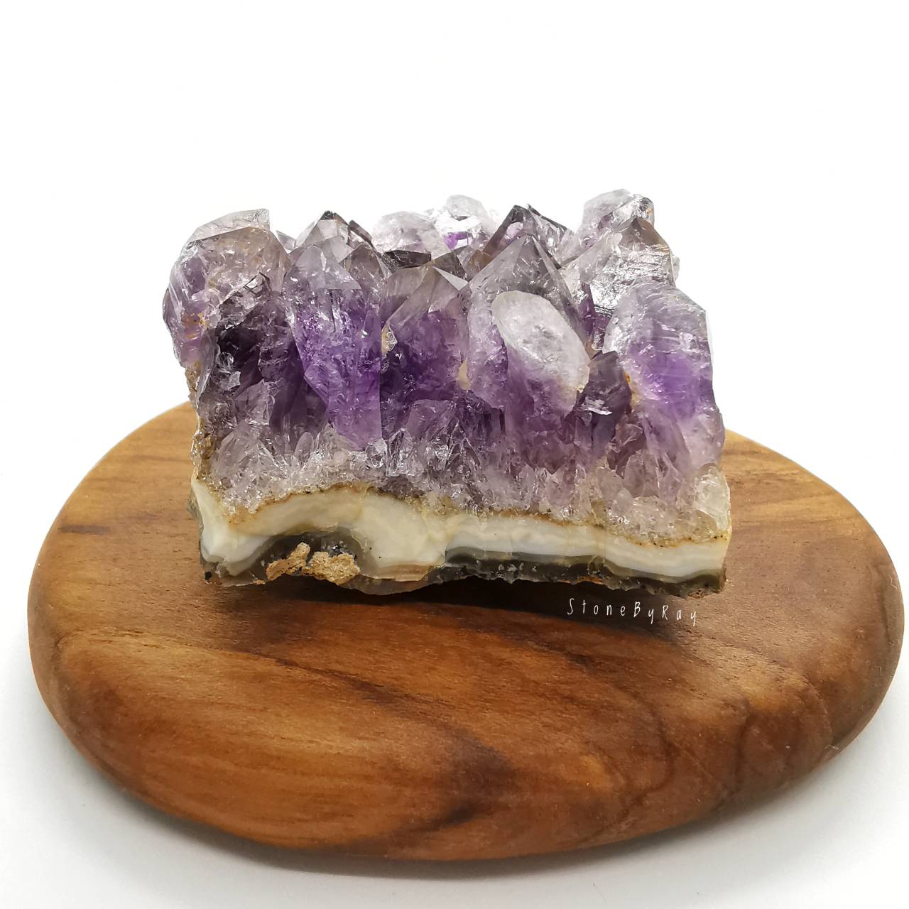 หินอเมทิสต์ผลึกธรรมชาติ Amethyst