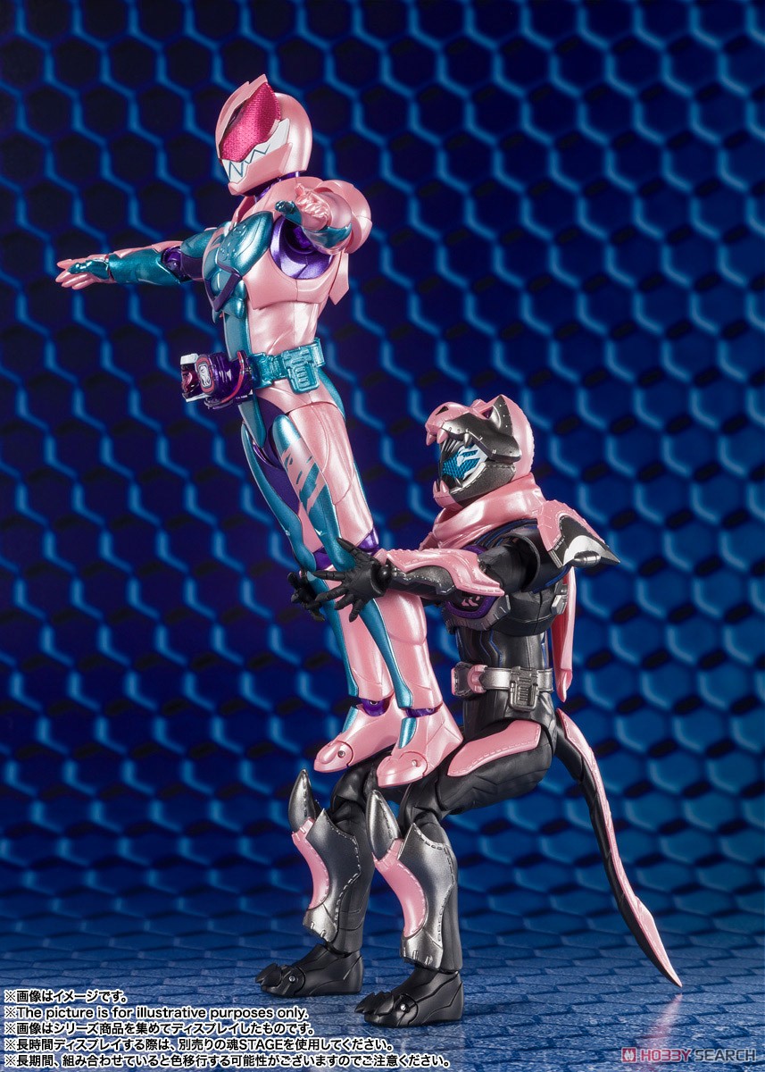 (เหลือ1ชิ้น) hk4573102629906 hk ver s.h.figuarts kamen rider revi rex genome