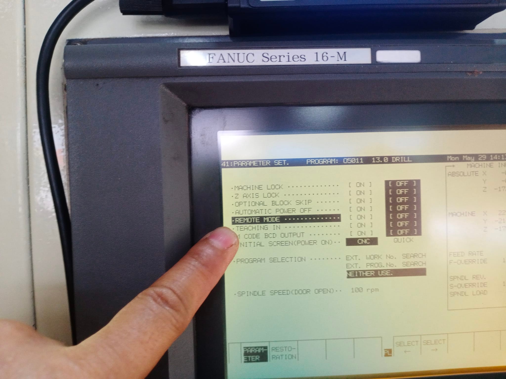 ติดตั้ง USB DNC อีกตัว FANUC ROBODRILL