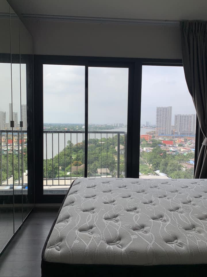 ปล่อยเช่าคอนโด The Politan Aqua (เดอะ โพลิแทน อควา) - วิวโค้งแม่น้ำเจ้าพระยา 1ห้องนอน 1ห้องน้ำ 1ห้องนั่งเล่น - ใกล้ MRT พระนั่งเกล้า - ขนาดห้อง 29 ตรม. ชั้น 15 ตึก B