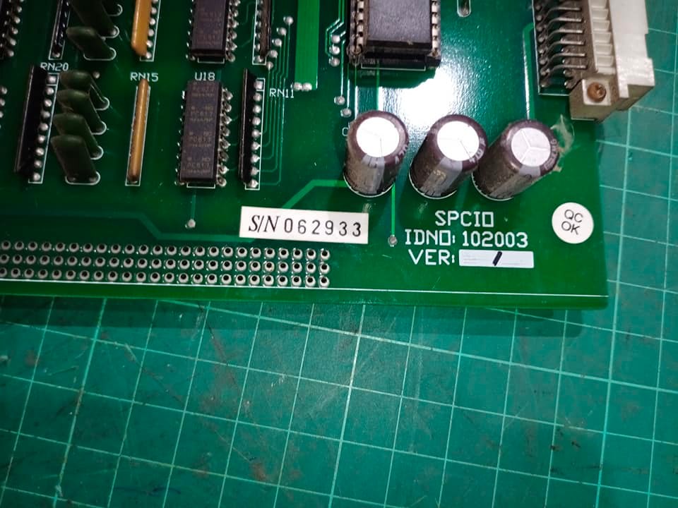 SPCIO IDNO : 102003 แผง control สำหรับเครื่อง CNC Wircut