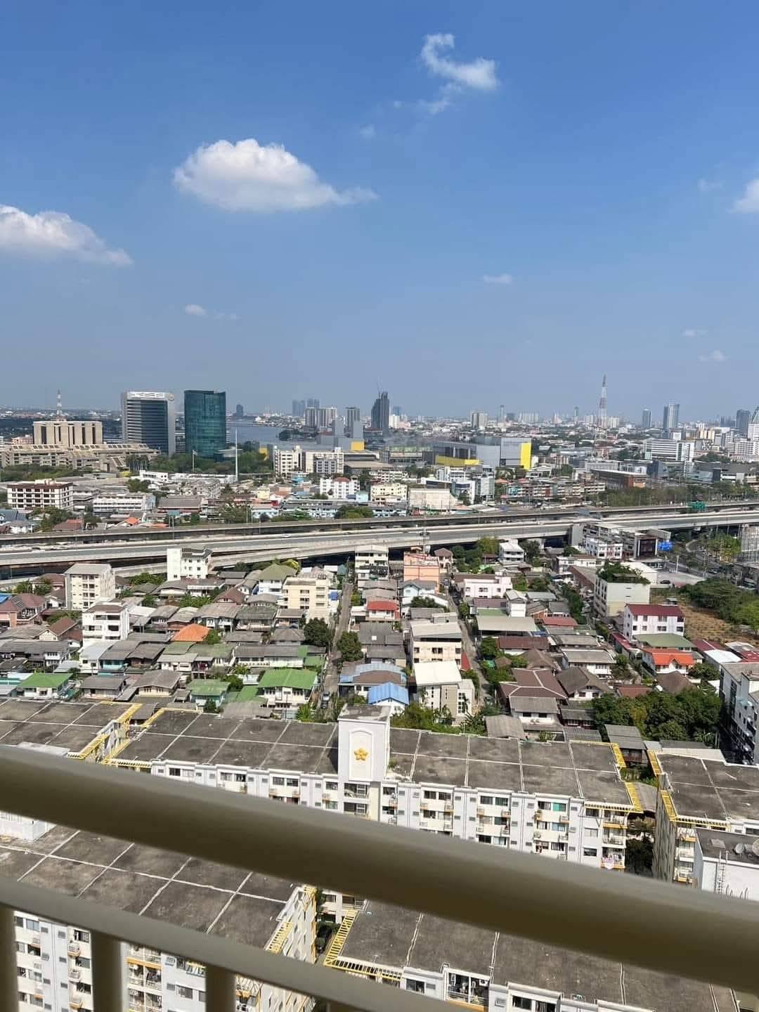 ให้เช่าคอนโด City Home Ratchada - Pinklao (ซิตี้ โฮม รัชดา - ปิ่นเกล้า) 1ห้องนอน / 1ห้องน้ำ ขนาด 48 ตรม. ชั้น 25 ค่าเช่า 12,000 ต่อเดือน รถไฟฟ้า MRT บางอ้อ