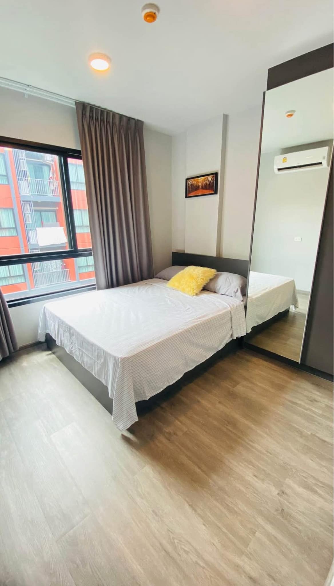 ให้เช่าคอนโด Monte Rama 9 (มอนเต้ พระราม 9) โซน รถไฟฟ้า ARL รามคำแหง ห้องแบบ 1ห้องนอน / 1 ห้องทำงาน / 1ห้องน้ำ / โซนครัวปิด ขนาดห้อง 35 ตรม. ชั้น 7 ตึก C