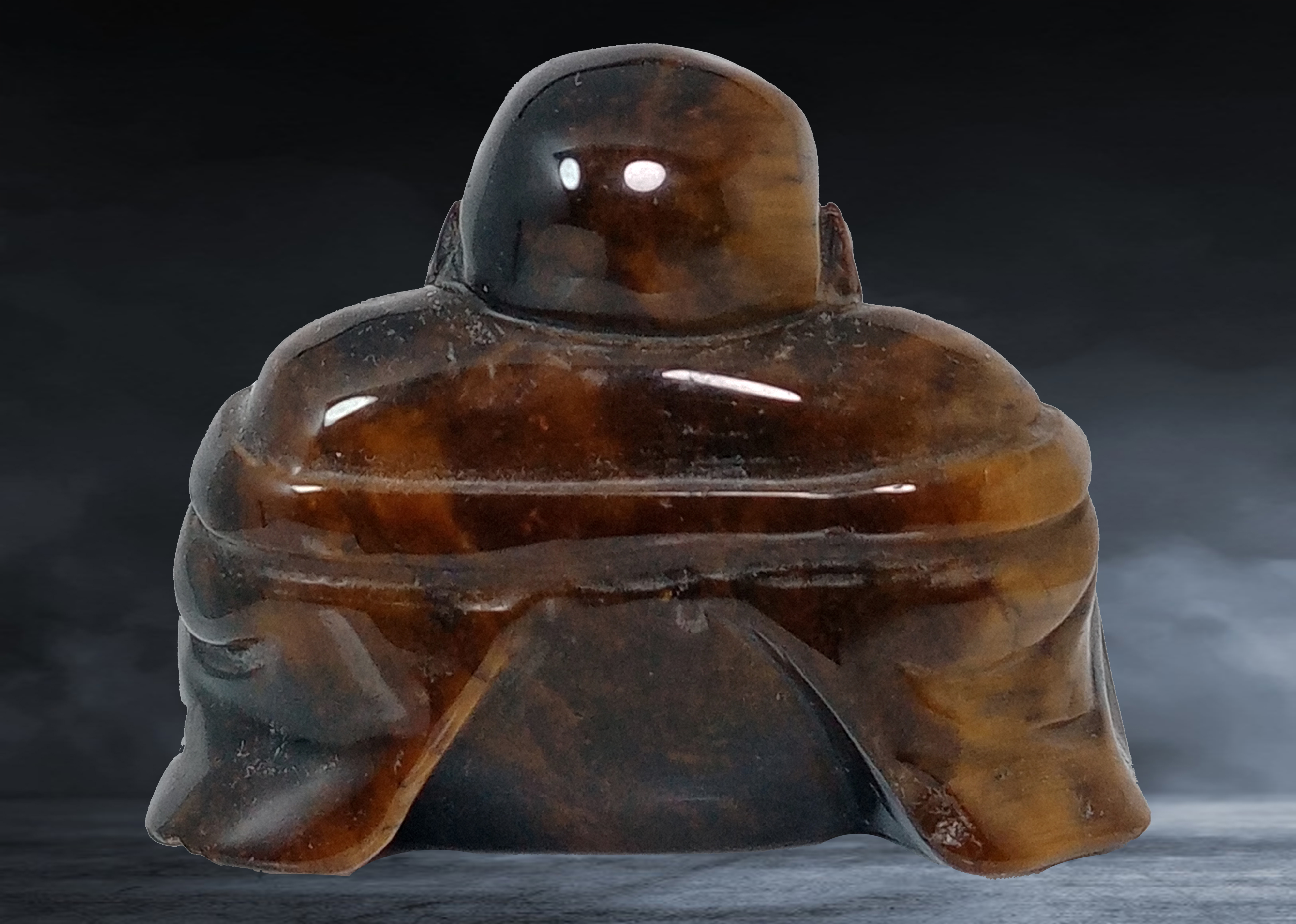 พระบูชา พระสังกัจจายน์ เนื้อคตไม้สักทองแกะ ขนาดหน้าตัก ๒ นิ้ว