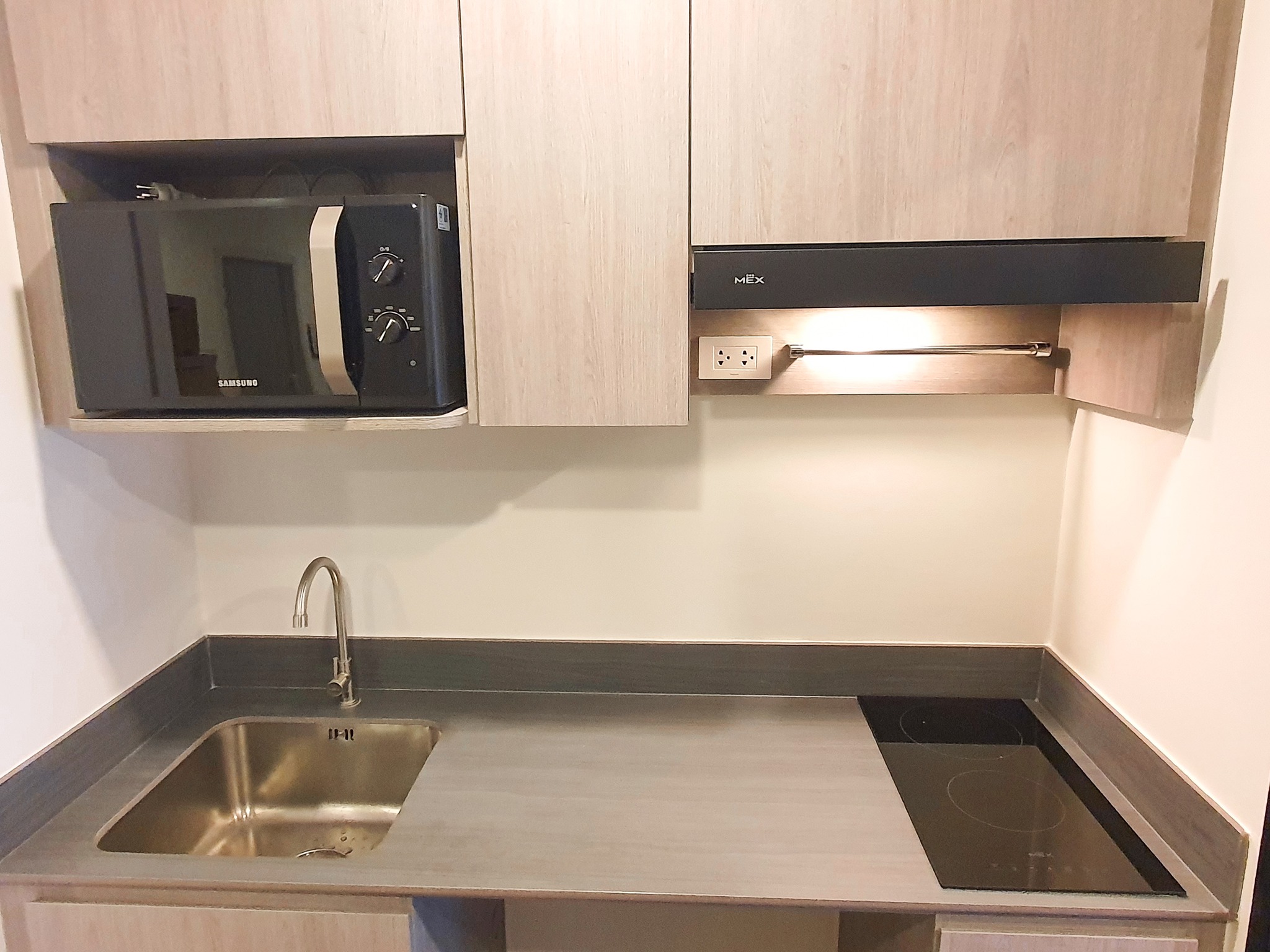 ให้เช่าห้องแบบ 1ห้องนอน 1ห้องน้ำ 1ครัวแยก โซนพื้นที่ BTS อ่อนนุช คอนโด ดิ ออริจิ้น อ่อนนุช (The Origin Onnut) Low Rise ขนาดห้อง 27 ตรม. ชั้น 5