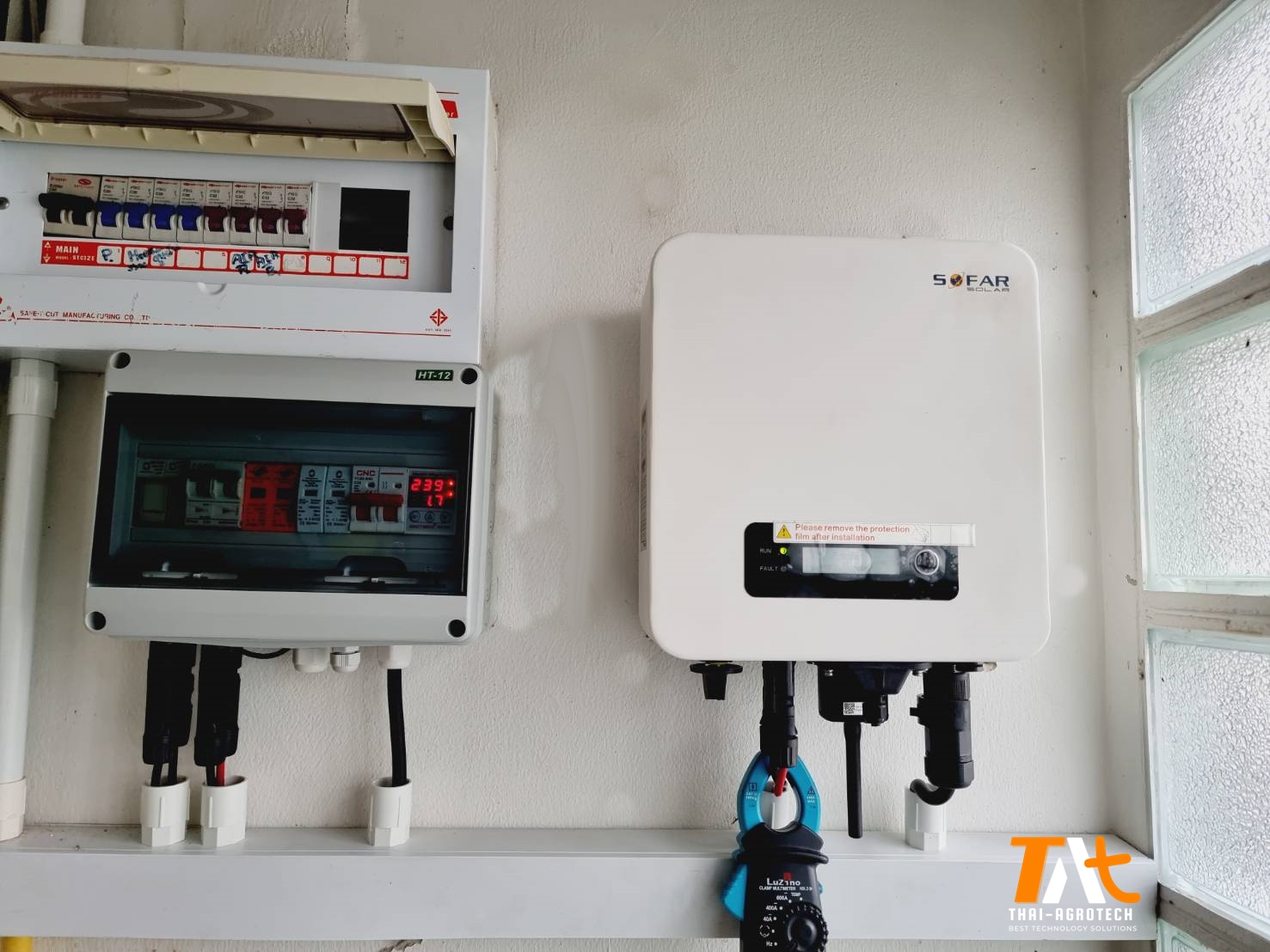 SOFAR ONGRID 3.3K DIY Set ชุดโซล่าเซลล์ระบบออนกริดพร้อมติดตั้ง ชุดติดตั้งด้วยตัวเอง อุปกรณ์ครบชุด (ยกเว้นแผงโซล่าร์)