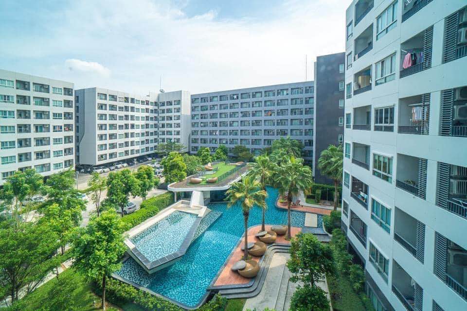 สนใจชมห้องติดต่อได้เลย Line ID: Smile-easy ปล่อยเช่าคอนโด Elio Del Ray (เอลลิโอ เดลเรย์) สุขุมวิท 64 - Studio 1ห้องน้ำ - ใกล้ BTS ปุณณวิถี - ขนาดห้อง 25 ตรม. ชั้น 5 วิวสระ