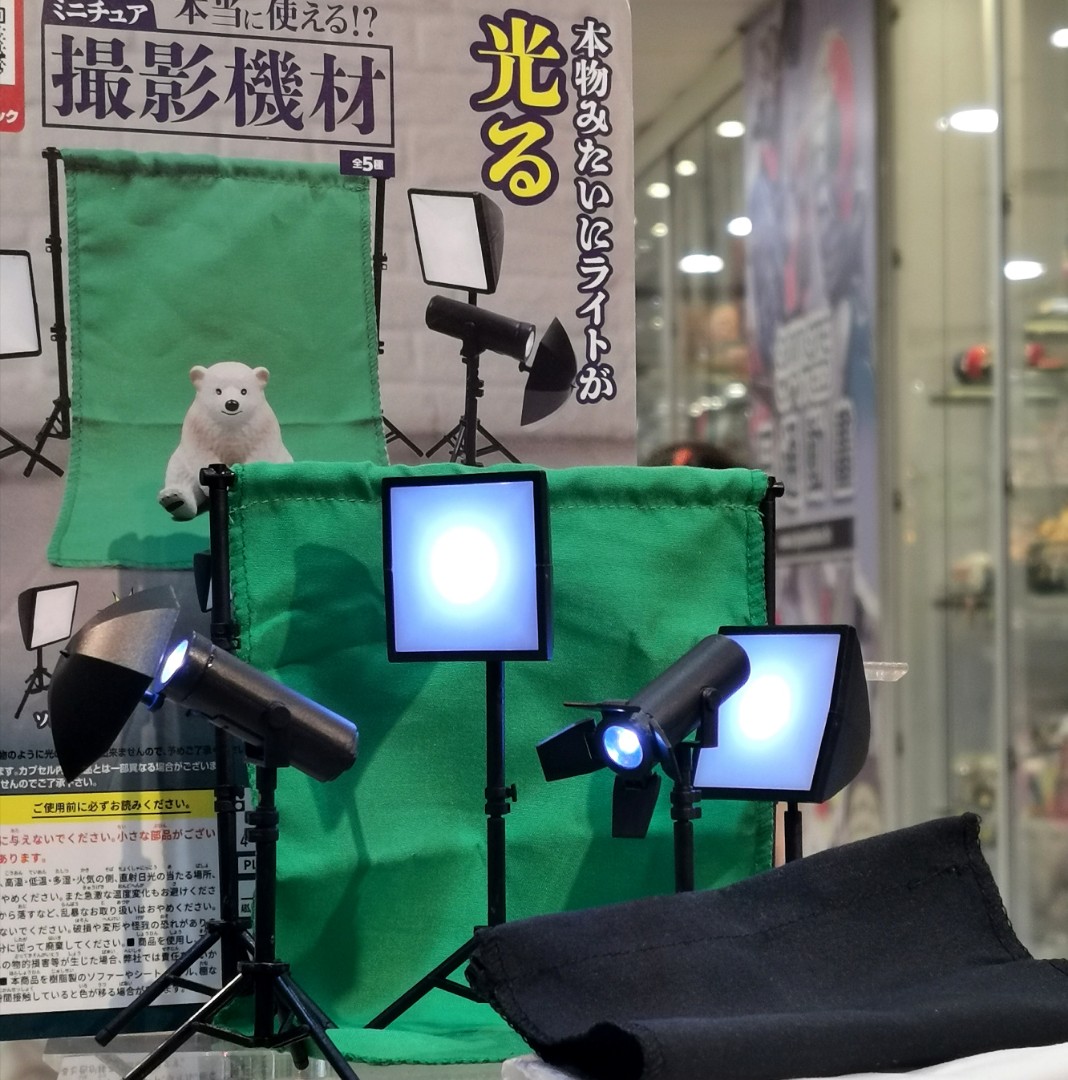 4580575882356 gasha Miniature shooting equipment 5 types (ฉากถ่ายรูป ไม่มีหมีครับ )