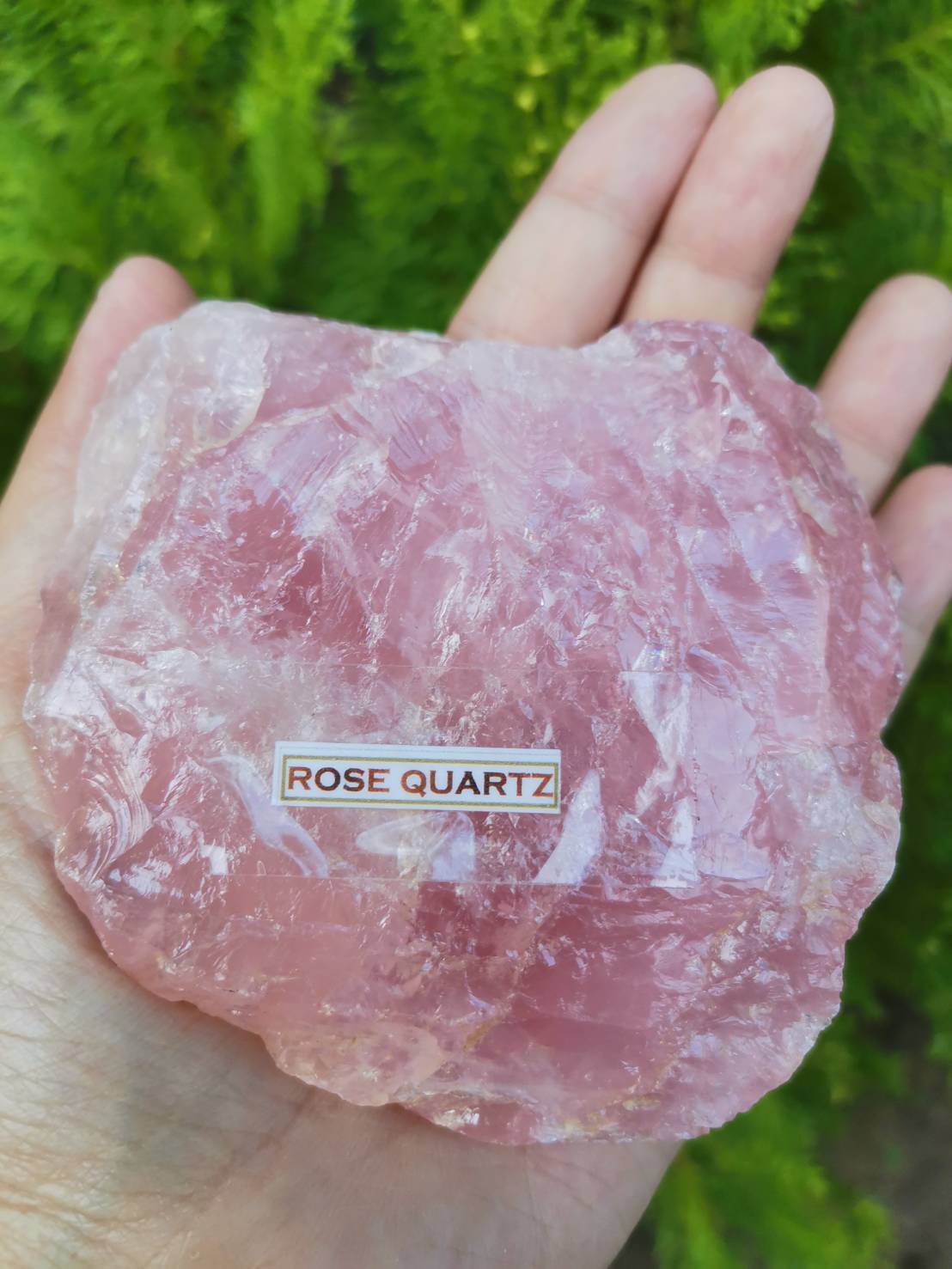 หินโรสควอตซ์ก้อนธรรมชาติ(Rose Quartz)