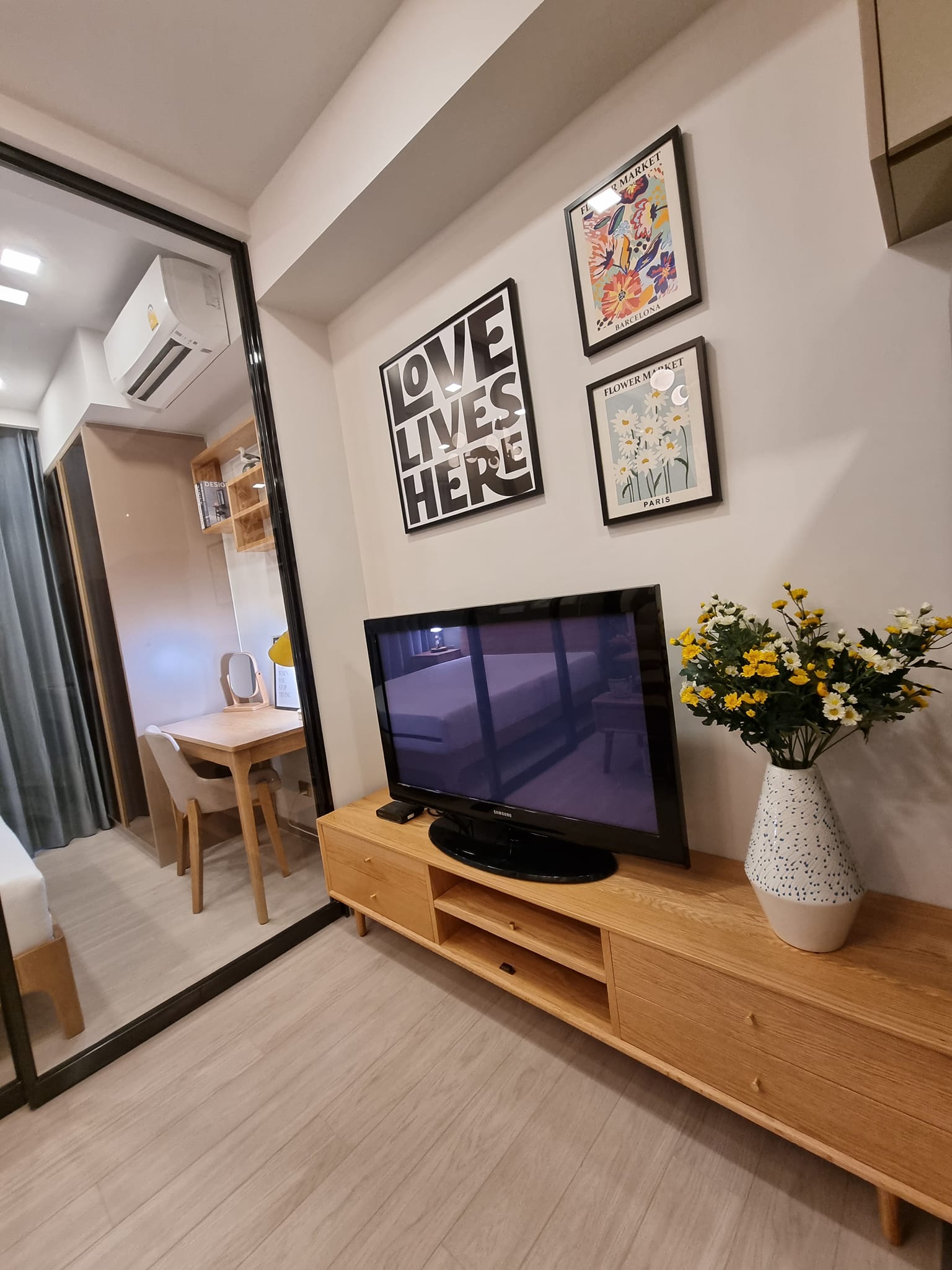 ให้เช่า One9Five Asoke - Rama 9 (วันไนน์ไฟว์ อโศก - พระราม 9) แต่งสวย ตึก B ชั้น26