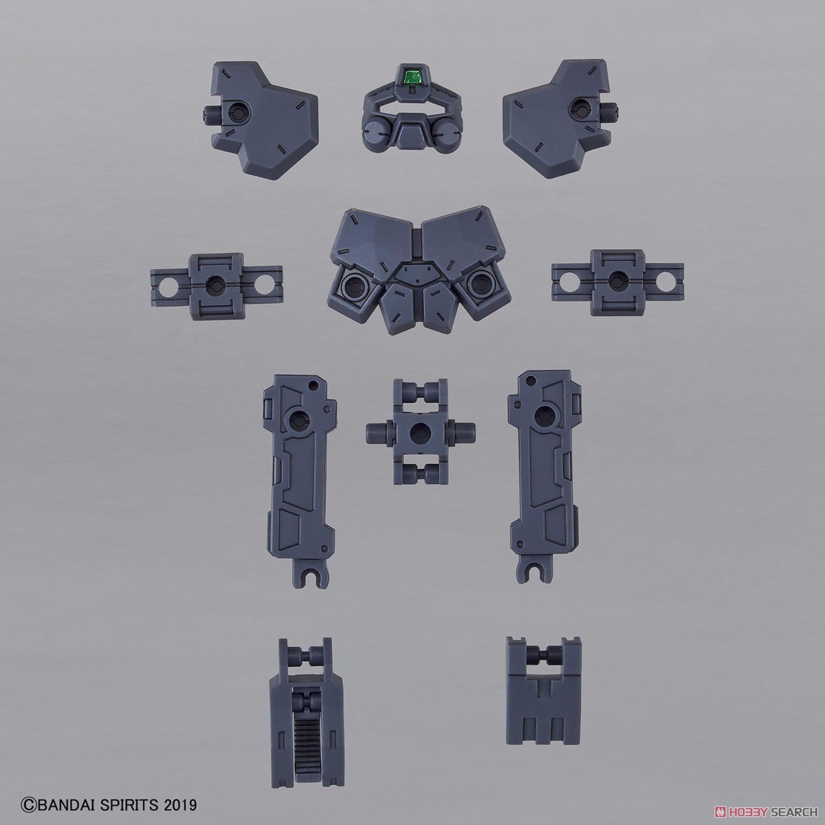 Bandai 4573102604682 30MM 1/144 OPTION ARMOR FOR BASE ATTACK [RABIOT EXCLUSIVE / DARK GRAY] 4573102604682