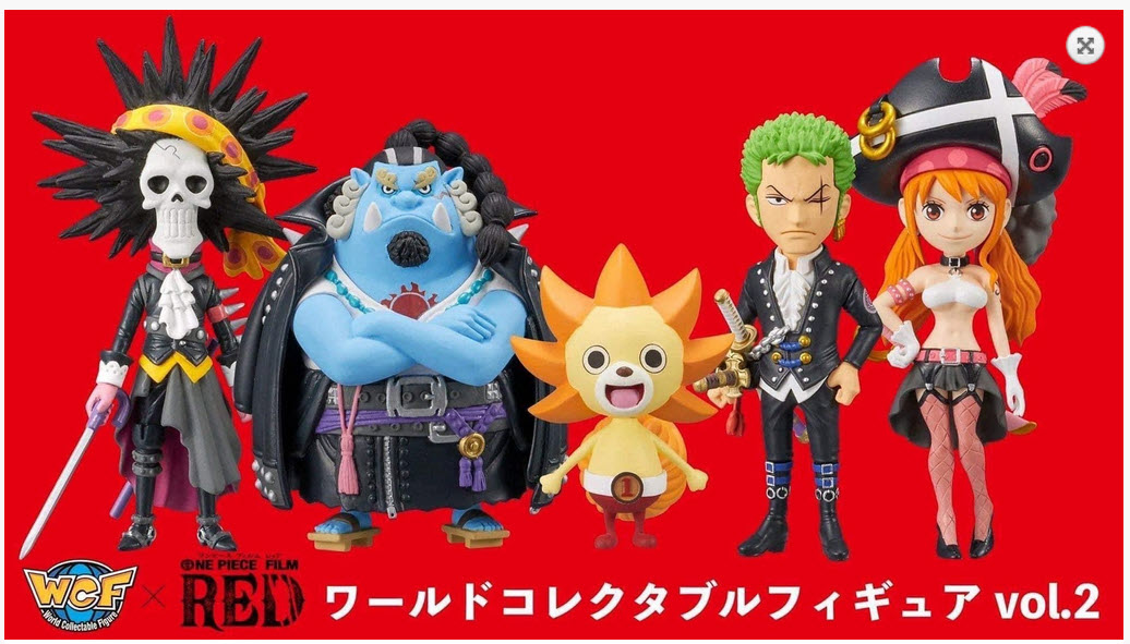 4983164189636 (set5) one piece film red WCF Vol.2 ได้ครบ 5 แบบ