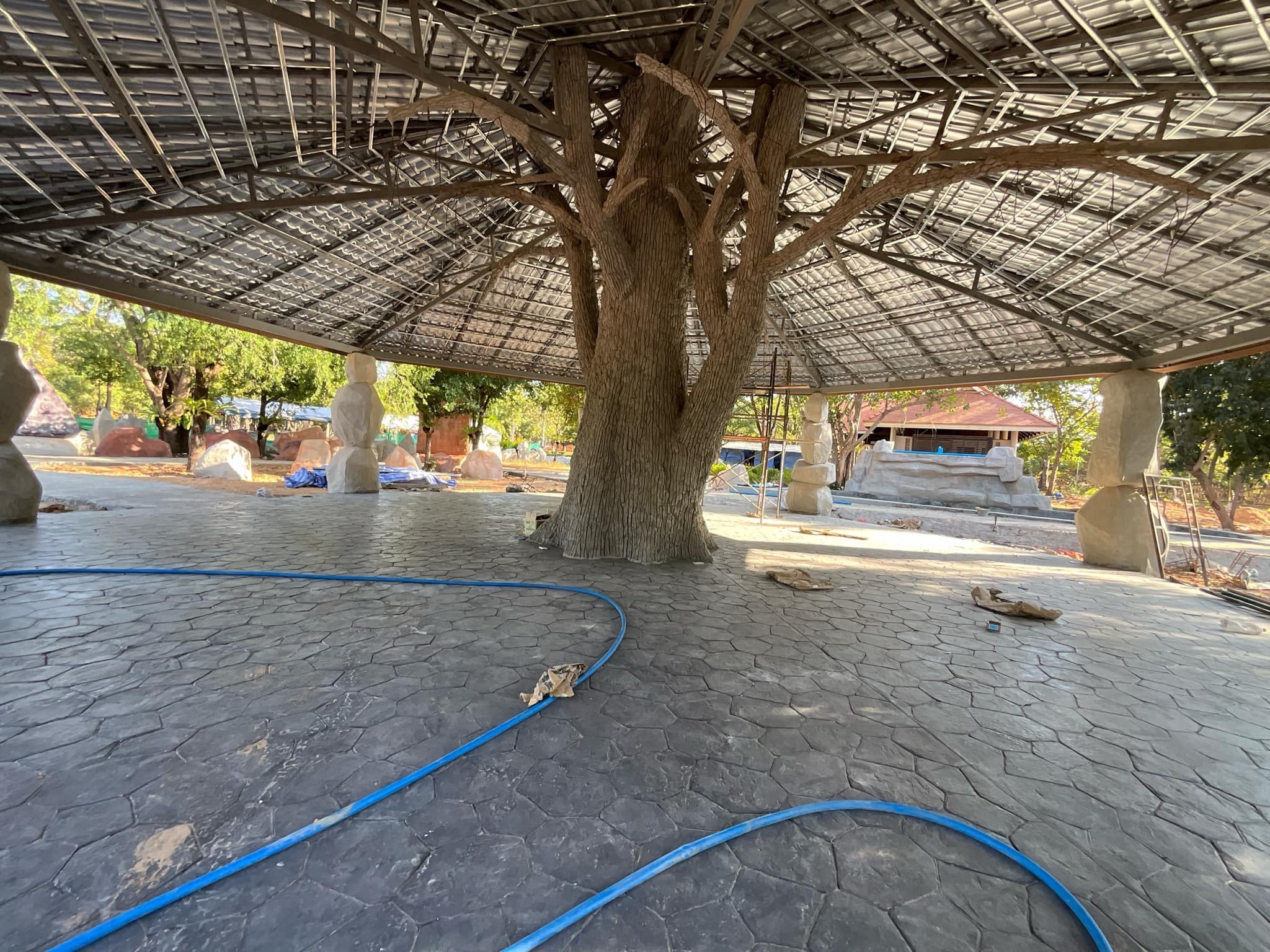 งานออกแบบ จัดสร้างสวนพุทธศิลป์ อุทยานพระนาดูนทะลุมิติ จ.มหาสารคาม สอบถาม โทร 061-6592998