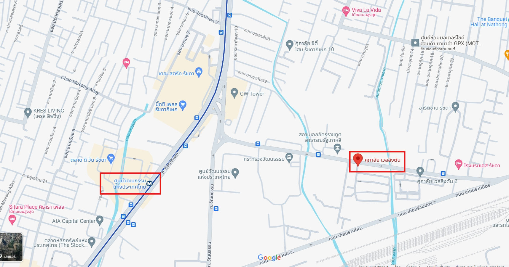 ปล่อยเช่าคอนโด Supalai Wellington (ศุภาลัย เวลลิงตัน) - 2ห้องนอน 2ห้องน้ำ 1ห้องนั่งเล่น - ใกล้ MRT ศูนย์วัฒนธรรม - ขนาดห้อง 88 ตรม. ชั้น 14 ตึก 1